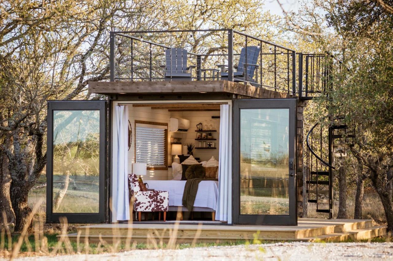 Villa New The Lone Star Shipping Container Fredericksburg Esterno foto